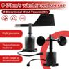 Stație meteo 30m/s Senzor anemometru cu 3 cupe pentru exterior Fibră de policarbonat Senzor viteză vânt Direcție vânt Ieșire RS485 4-20MA 0-5V