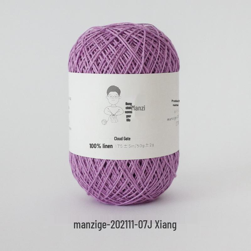 Yunfei 100% Linen No. 5 Fine Thread for Hand-Woven Crochet and Needlework