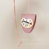 Dopamine neck palette glasses clip necklace women's fashion sweet sunglasses clip lanyard niche light luxury accessories