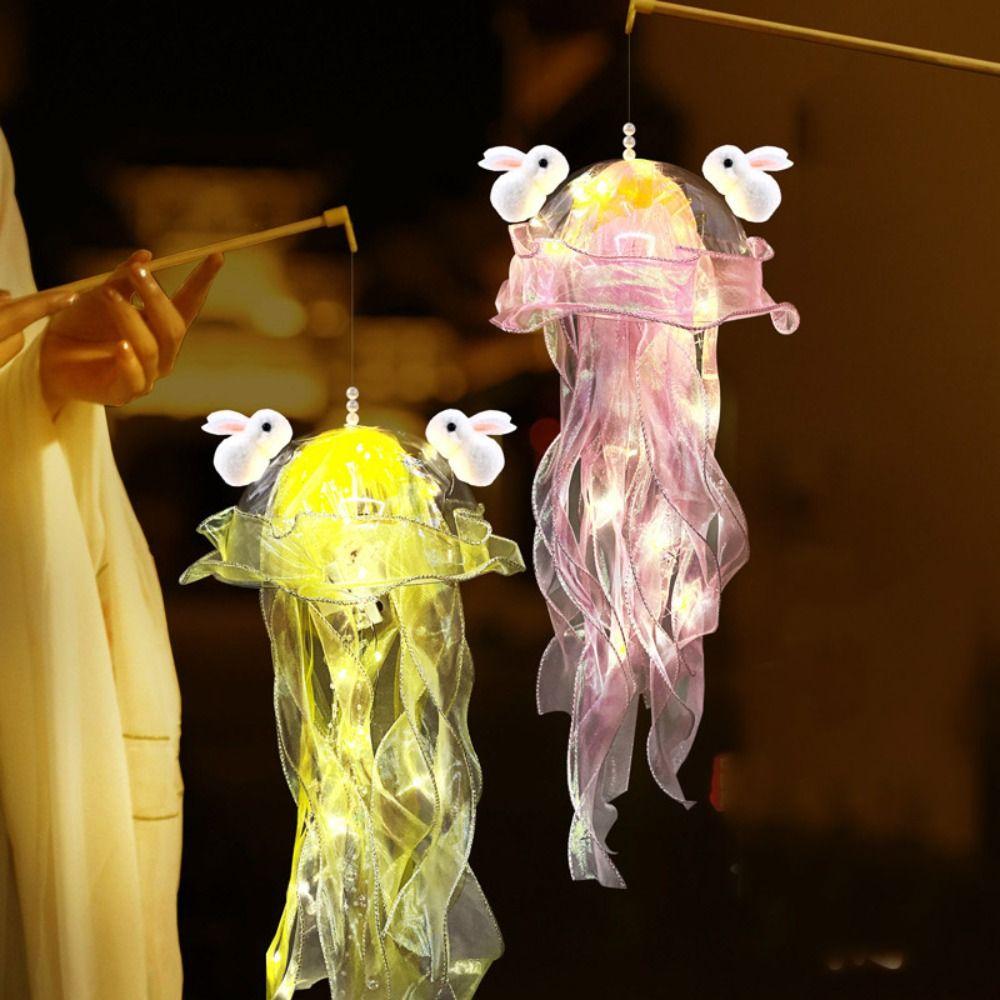 Funny Colorful Jellyfish Lantern Luminous Ocean Animals Ancient Jellyfish Lamp Wedding