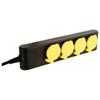 Power Strip Block - IP44 - 4 Sockets - Type F - 1.5 M - Weather-resistant