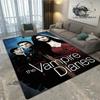 The Vampire Diaries Damon salvatore print carpet Yoga mat area rug room decor door mat Non -slip carpet kawaii rug Birthday Gift