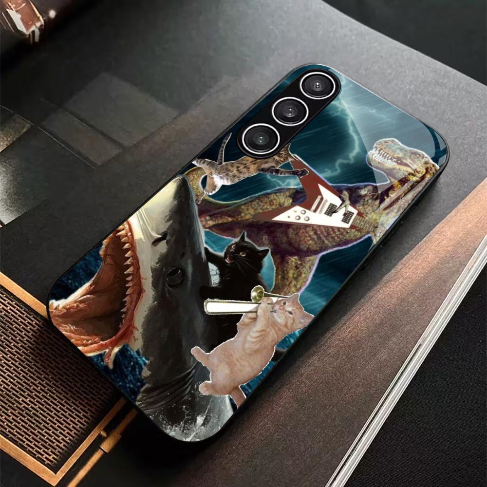 Abstraction Protective Exquisite High-end PhoneCase Glass PhoneCase for Samsung Galaxy S26 S25 S24 S23 S22 S21 FE,Ultra,Plus