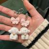 [Bowknot Dog Pendant] Bowknot Dog Cute Pendant Phone Chain Pendant bag Pendant Suitable for Daily Holiday Gifts