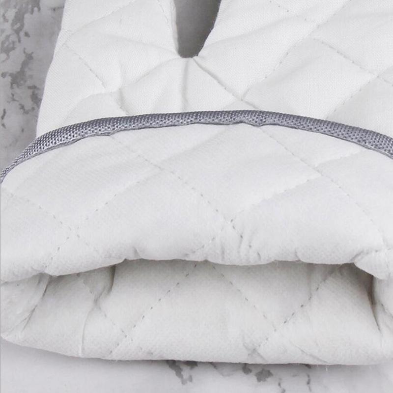 2Pcs Cotton Oven Thick Gloves Heatproof Mitten Kitchen Cooking Microwave Mitt