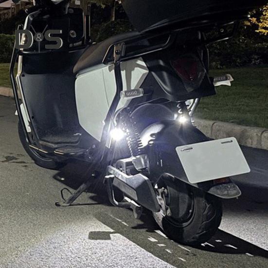 LED Strobe Light with Remote Control Rechargeable Colored Work Light 7 Colors + White Long-lasting Battery Multiple Lighting Modes Anti-Collision LED