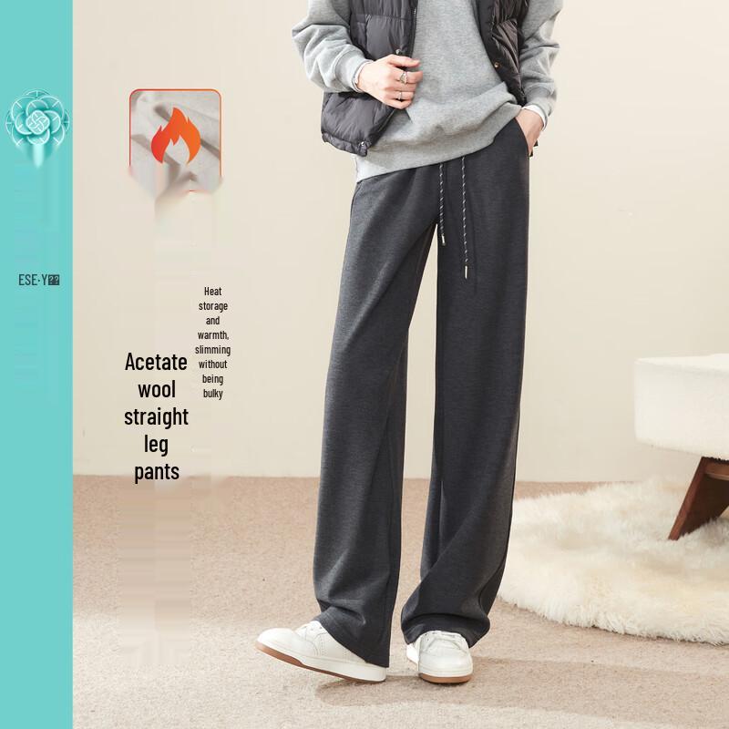 

ESE-Y 2025 Winter Straight-leg Banana Pants 30