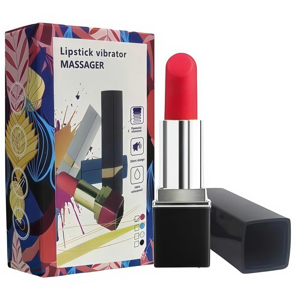 Women's Electric Mini Lipstick Vibrator: Magnetic Rabbit Egg Intimate Adult Toy