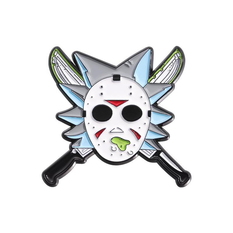 Anime Character Enamel Pins Cartoon Movie Figure Cute Brooches Hat Lapel Badge On Backpack Accessories Jewelry Friends Gifts