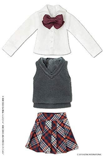 Picco Neemo 1/12 After School Set Gray X Red (for Dolls)