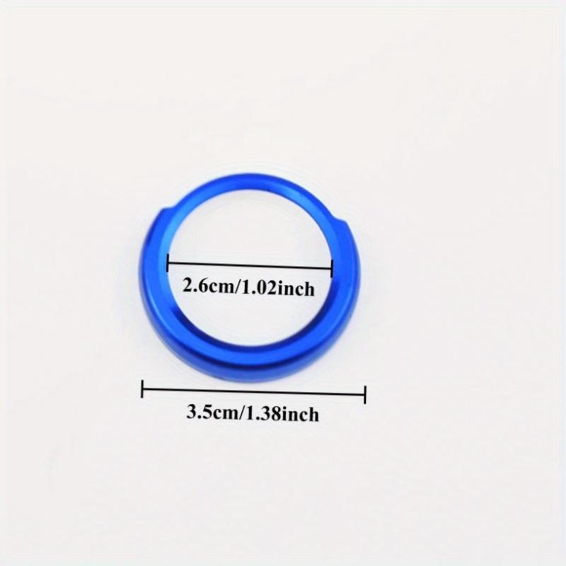 1Pc For BMW 1 2 3 4 Series X1 F48 F20 F21 F30 F32 F33 F34 F36 F45 F46 Car Engine Start Button Stickers Ignition Key Ring Trim Co