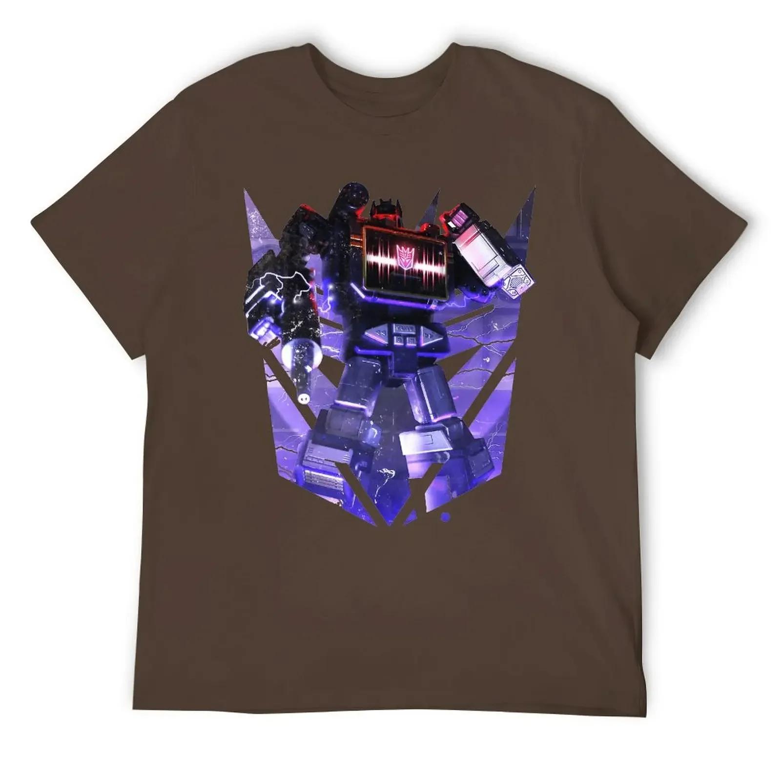 

Black Decepticon Soundwave Wordtee Vintage 13 T-shirt Move Tees Casual Graphic Funny Novelty Home Eur Round Neck Transformer M