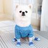 2-Pairs Dog Household Socks Pet Hardwood Floor for Hot Pavement Outdoor Booties