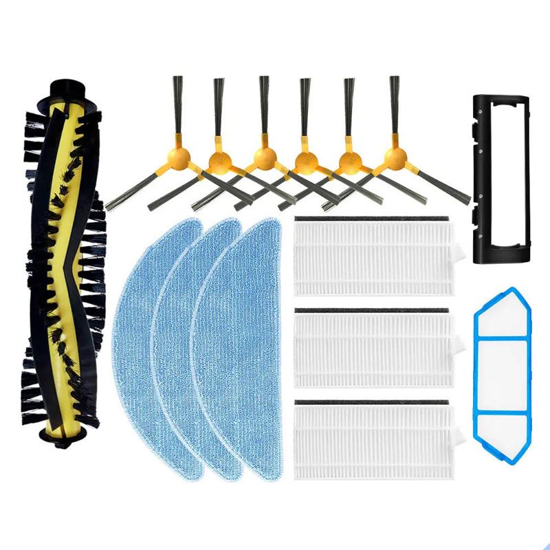 Neatsvor X500/X520/X600 Pro Robot Accessories: Edge Brush, Mop, and Filter Set