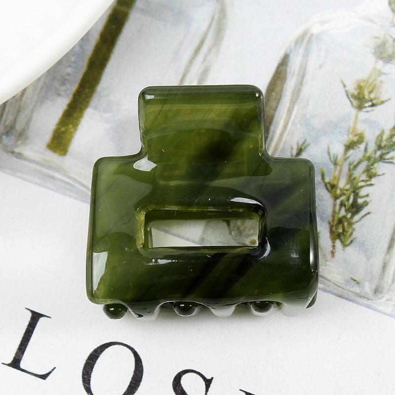 Acetat Mini Quadrat Hohl Haarnadel Krallenklemme Damen Haarspangen Mädchen Spangen Bade Bündel Haarschmuck