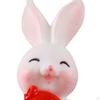 Statue, Little Bunny Figurine, Resin Sculpture for Home Holiday Decoration