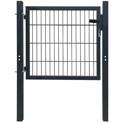 Vidaxl Puerta de Jardín 2D (Individual) Antracita-Gris 100X80 Cm