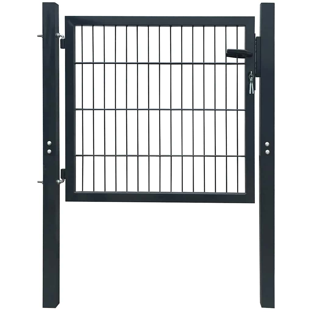 Vidaxl Puerta de Jardín 2D (Individual) Antracita-Gris 100X80 Cm