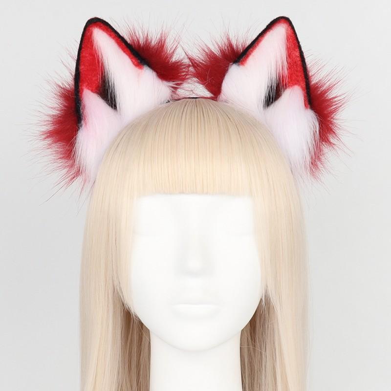 Adjustable Color Changing Beast Ear Headband Halloween Cosplay Wolf Ears Anime Party Costume Accessory