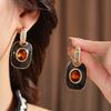 Geometric Earrings Necklace for Women Hyperbole Palace Style Banquet Jewelry Aaaceeory