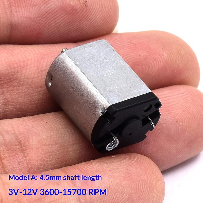 1/5Pcs Dc 3V 3.7V 5V 6V 12V High Speed Micro Electric Motor Ff-030 Mini Mute 030 Motor Diy Hobby Toy Lock Car Av Device