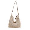 Straw Bag Women's Summer New Shoulder Seaside Versatile Beach Bag High-end Tote Bag Woven Bag