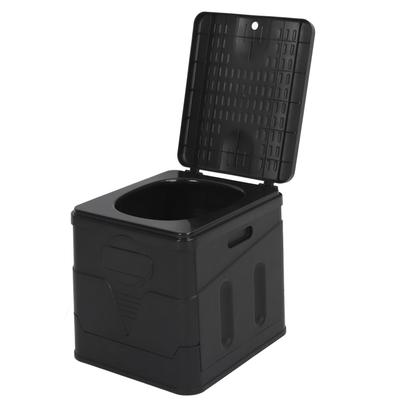 Travel Foldable Toilet with Lid Strong Load Bearing Multifunctional Foldable Car Travel Toilet for