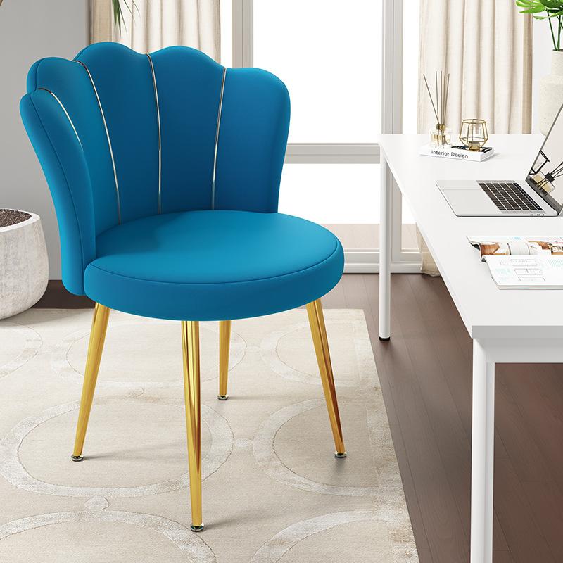 Elegant Tufted Dressing Stool for Bedroom Girls Women, Upholstered Princess Accent Desk Chair for Office Study