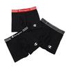 Sports Boxer Shorts Sweat Absorbent Open Front 3D Pouch Tagless CM6EY701J Assortment 997 L [Champion] 3-Pack Men's