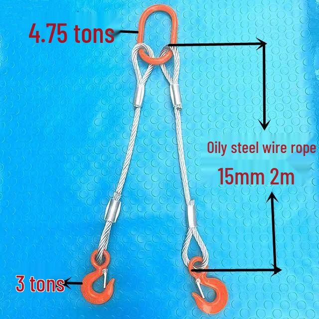 Wire Rope Sling Variants: Pressed Wire Rope, Lifting Hook, Two-Leg, Three-Leg, Four-Leg.