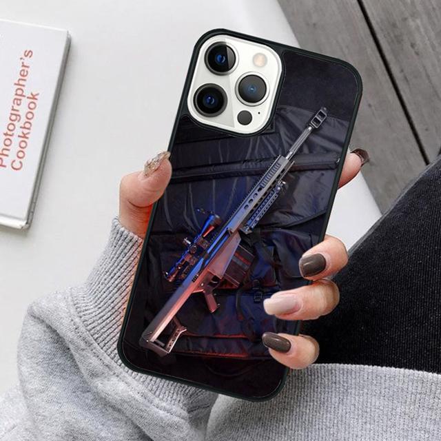 Pistol Gun Mobile Phone Cases Cover For iPhone 17 Air 16e 15 14 12 13 11 Pro MAX Apple Plus Coque