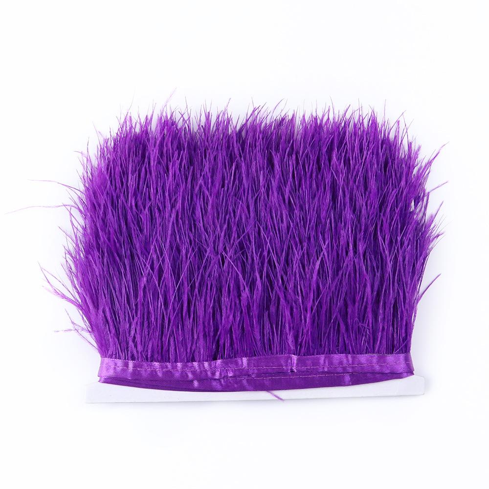 Ostrich Feather Edge 6 -8cm Decorative Wedding Diy Accessories Evening Dress Edge 