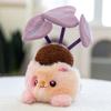 Cat Potted Plant Plush Toy - Cute Cartoon Green Ornament for Home, Office, or Children's Room Gift