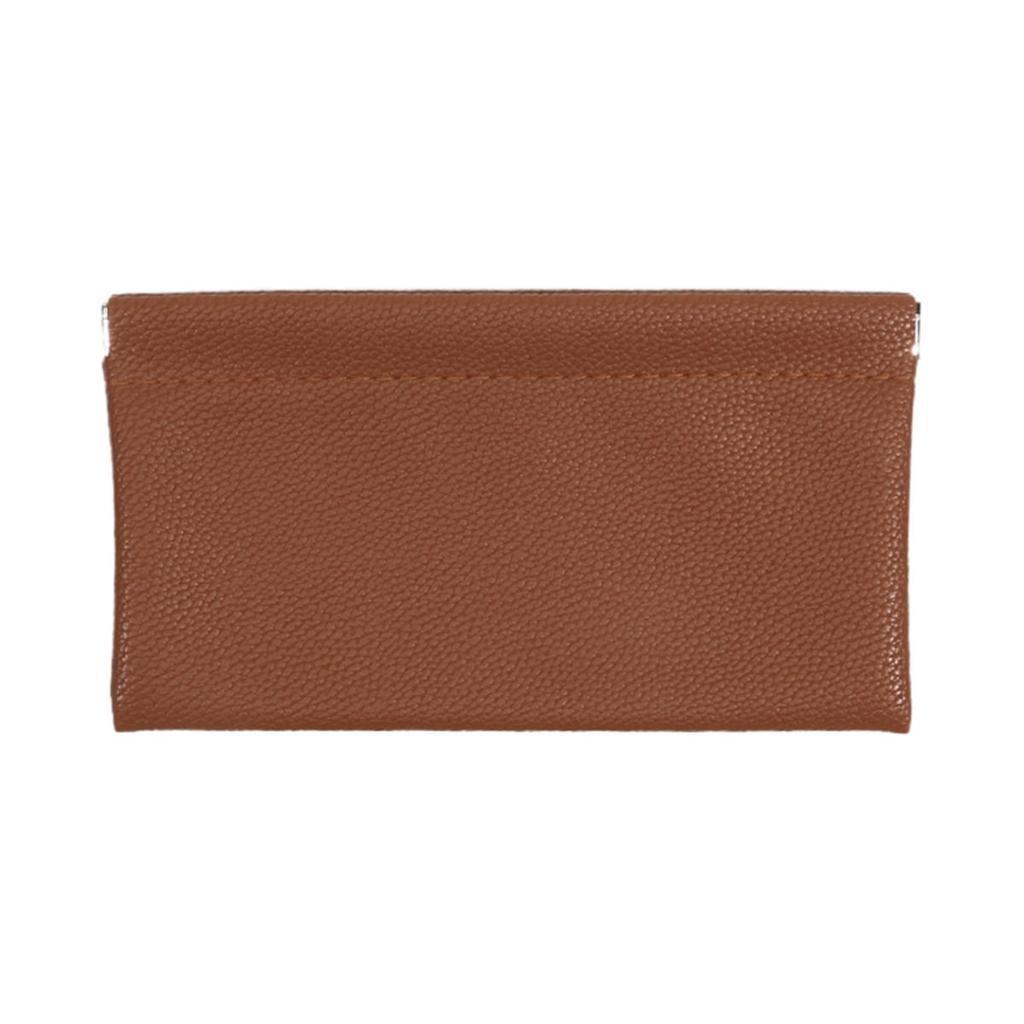 Portable PU Leather Wallet Automatic Closed Ultra-thin Coin Purse Large Capacity Phone Bag For Women Lady Girl Gift