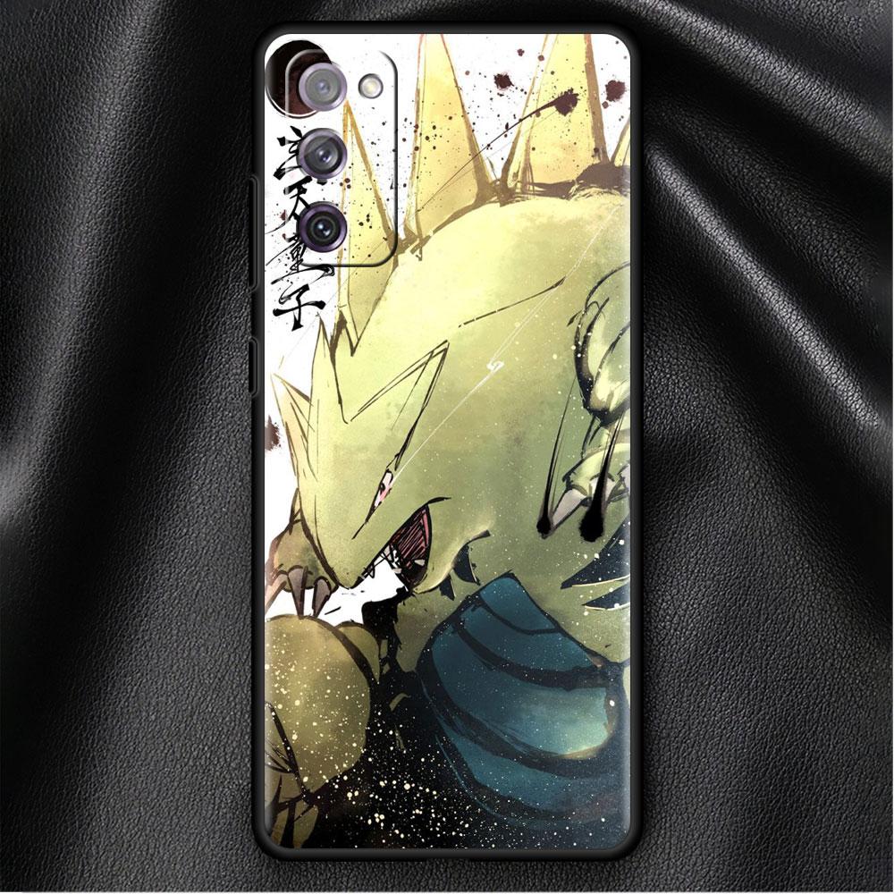 

Bumper Case For Samsung Galaxy S22 Ultra S21 FE S20 Plus S10 Lite Phone Cover S10e S9 S8 S7 Silicone Funda Japan Anime Pokemon Samsung S7
