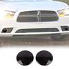 2x Front Fog Light Lamp Decor Cover Trim For Dodge Charger 2011-14 Smoked Black