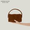 Geantă Tip Pernă Nouă din Piele Velur pentru Femei, Versiune Coreeană, Design de Nișă, High-end și Versatilă, Geantă de Umăr sau Crossbody