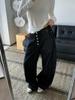 Seutib 80S Fake Button Fly Curved Denim
