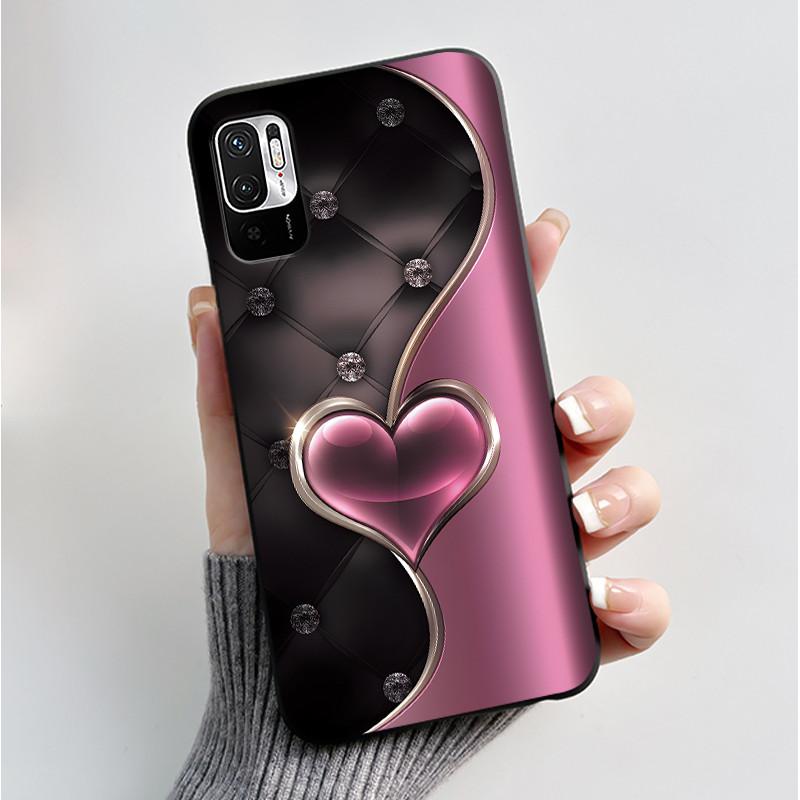 Luxury Fashion Butterfly Flower Case For Redmi Note 10 10T JE Phone Case For Xiaomi Redmi Note10T JE Soft Silicone Cover Casing