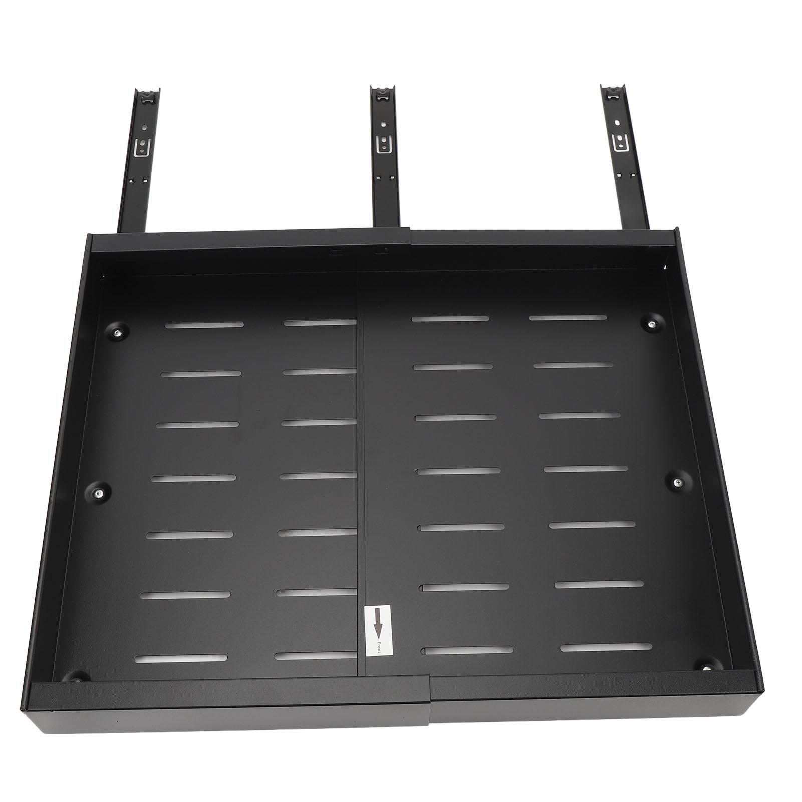 Раздвижной выдвижной органайзер для шкафа на клейкой основе кухонный из углеродистой стали металлический с выдвижными ящиками черный чёрный 3900₽