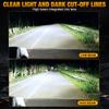 2Pcs H7 Bi Led Projector Car Headlight Bulbs Wireless H4 LED H11 H8 9005 HB3 9006 HB4 Lens 60000Lm 80W Plug&Play Mini Auto Lamp 6000K LHD Headlamp