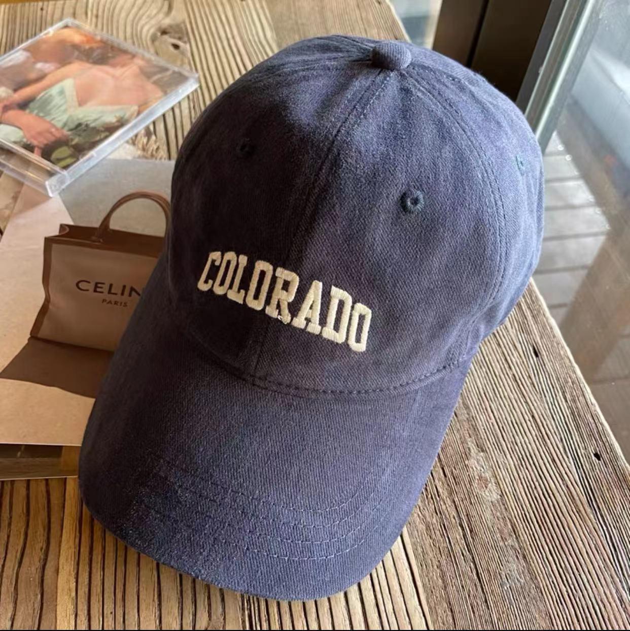 

Большая бейсболка с надписью, выполненной кистью - Универсальная шляпа от солнца для улицы, стройнящая лицо, для мужчин и женщин