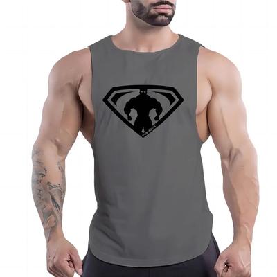 Ανδρικό Αμάνικο Μπλουζάκι Casual Αθλητικό Four Seasons με Στρογγυλή Λαιμόκοψη Μοτίβο Ήρωας 2d Μόδα Άνετο Μοντέρνο Αναπνέον