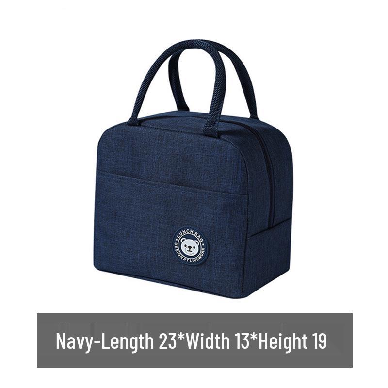 Large Capacity Insulated Lunch Bag with Thickened Aluminum Foil for Office or School