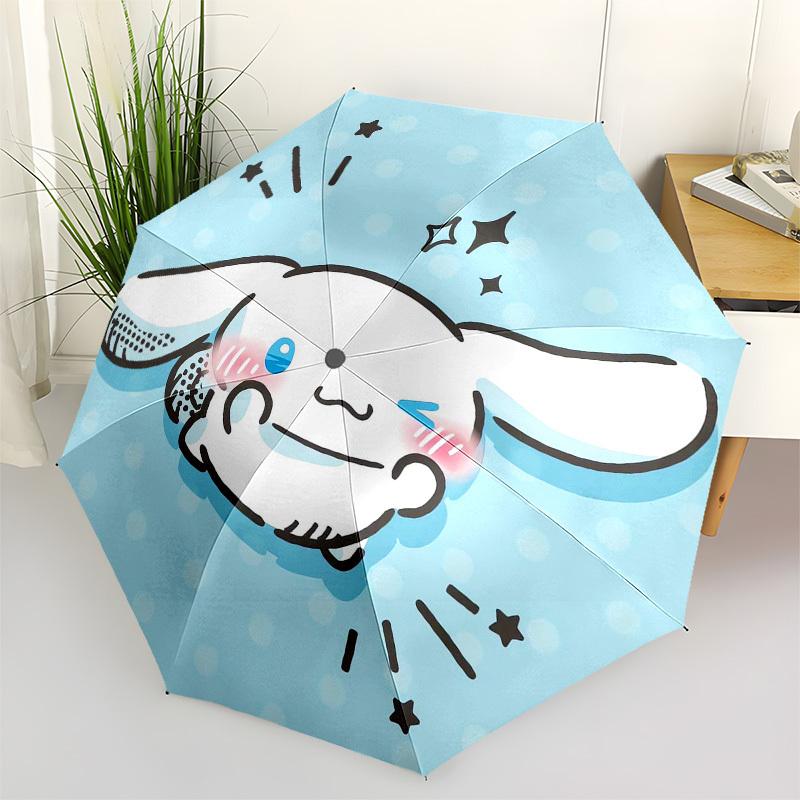 

1pc Cute Cartoon Animal IllustrationUmbrella with Plastic Handle,Suitable for All Seasons Home Travel Outdoor UmbrellaSanlio165