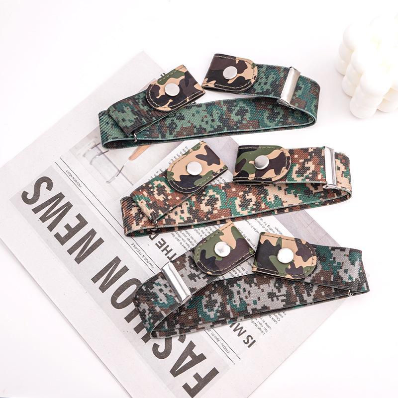 Seamless Elastic Invisible Waistband Belt - Versatile for Spring & Summer Jeans