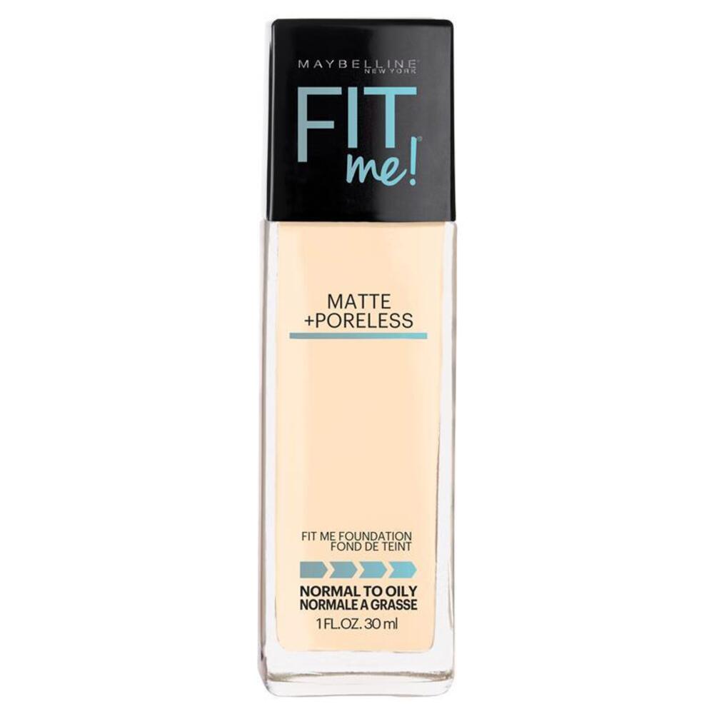 Maybelline Fit Me Matte & Poreless Mattifying Liquid Foundation Porcelain 110