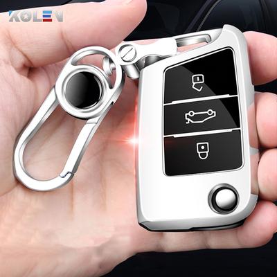 Soft Tpu Car Remote Key Case Cover Shell For Volkswagen Vw Golf 7 Mk7 Gti For Skoda Octavia A7 Seat Ibiza Leon Fr 2 Aztec Altea