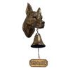 Animal Welcome Bell with Welcome Sign Dog Welcome Doorbell Wall Mounted Dog Door Bell for Farmhouse Home Front Door Entrance