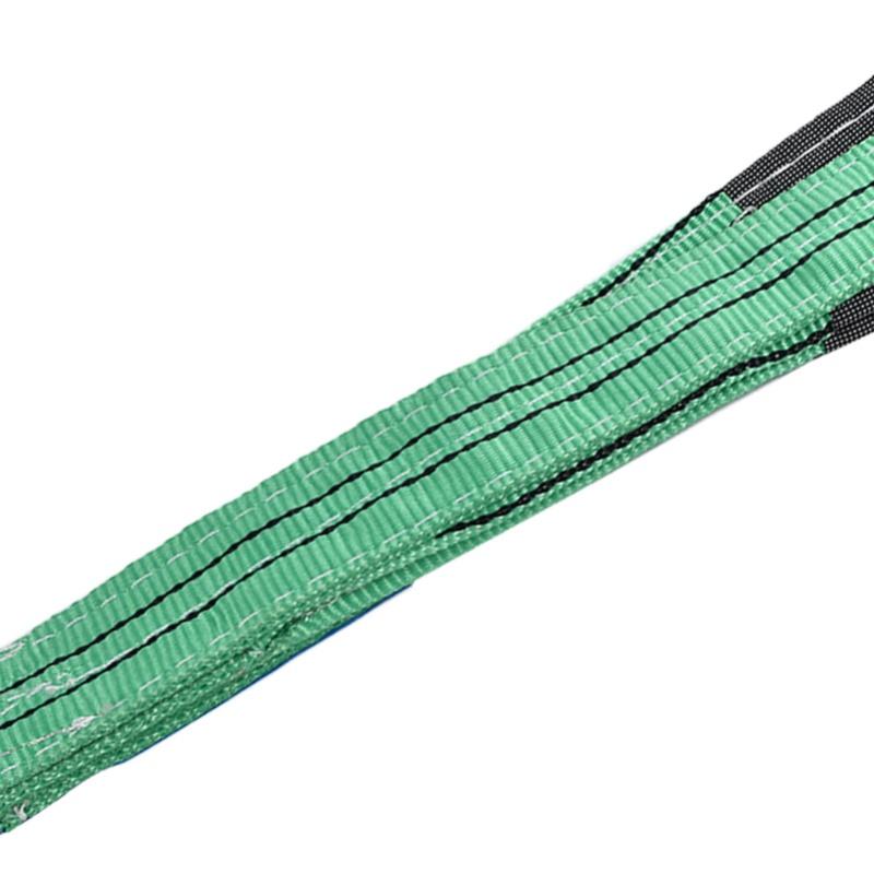 Lifting Slings Straps Heavy Duty 2T Load Capacity High Strength Polyester Colorful Flat Webbing(2meter(6.56ft) )